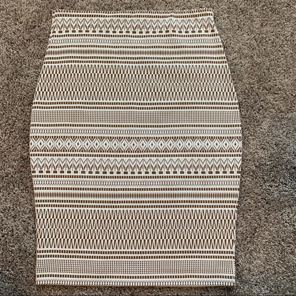 NWOT Express Pencil Striped Skirt
